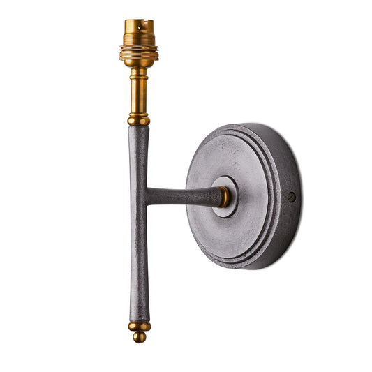 Twiglet Wall fitting in aluminium and brass